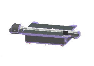 iprin-3225型UV平板打印机(喷绘尺寸可订制机型）打印视频